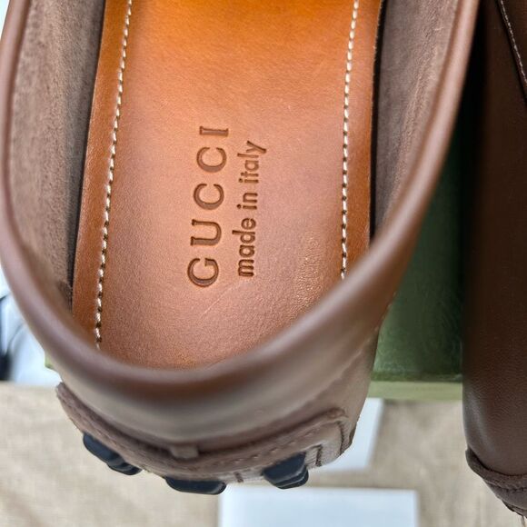 Men's Gucci Ayrton driver loafers size 11.5 made in Italy - Picture 7 of 11